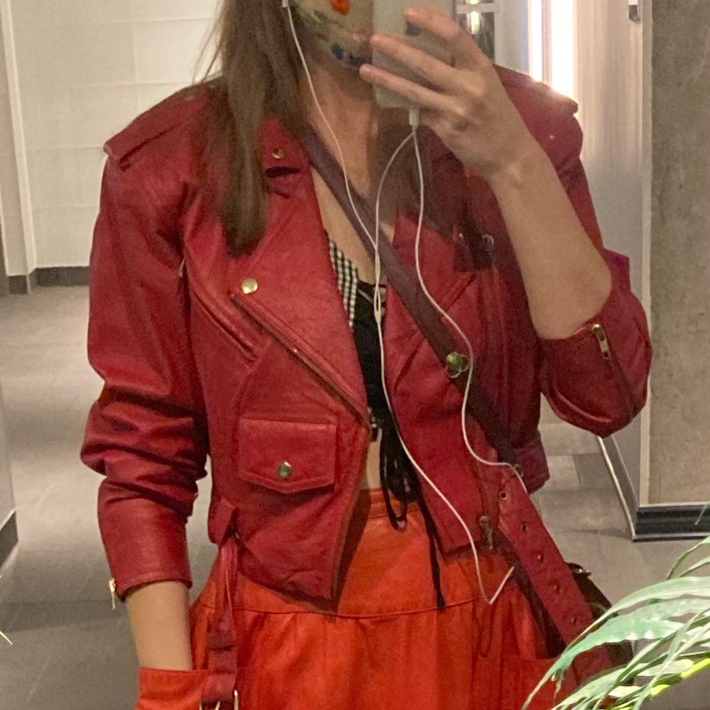 Red Leather Jacket